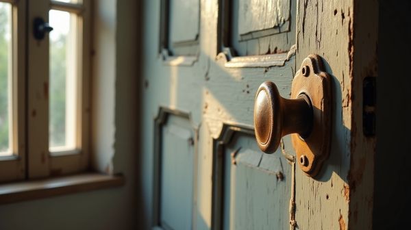Comment isoler efficacement une vieille porte d'entrée en bois ?